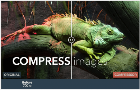 JPG, PNG, GIF, SVG画像を無劣化で圧縮してくれるサービス「Compressor.io」